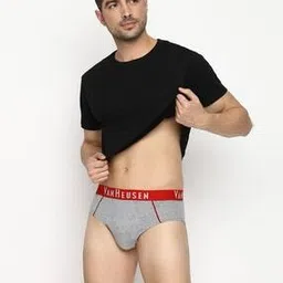 Pack of 3 Colour Fresh & Durable Elasticized Waistband Briefs-picture-50