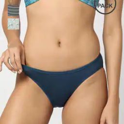 Pack of 3 Printed Low-Rise Assorted Bikinis-image-45