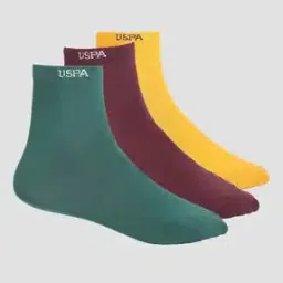Men Pack of 3 Aloe Finish ES002 Ankle-Length Everyday Socks-image-25