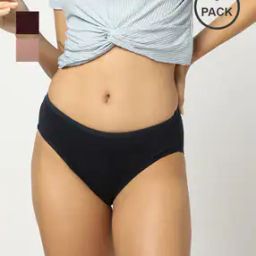 Pack of 3 Mid-Rise Hipster Panties-image-61