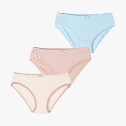Pack of 3 Printed Low-Rise Bikini Panties-picture-35