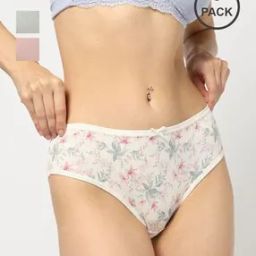Women Pack of 3 Mid-Rise Hipster Panties-image-26