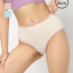 Women Pack of 3 High-Rise Hipster Panties-47