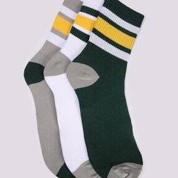 Men Pack of 3 Calf-Length Socks-0