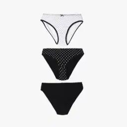 Pack of 3 Printed Low-Rise Bikini Parties-picture-12