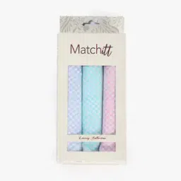 Women Pack of 3 Checked Cotton Handkerchiefs-image-31