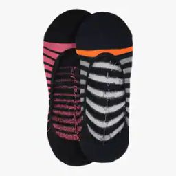 Pack of 2 Striped No-Show Shocks-image-90