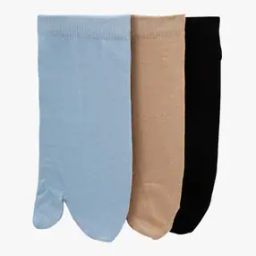 Pack of 3 Knit Finger Socks-image-37