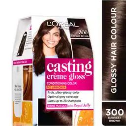 Casting Creme Gloss Hair Color - 300 Darkest Brown-image-52