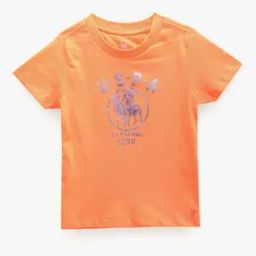 Boys Logo Print Regular Fit Crew-Neck T-Shirt-image-50