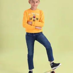 Boys Brand Embroidered Regular Fit Cotton Sweatshirt-53