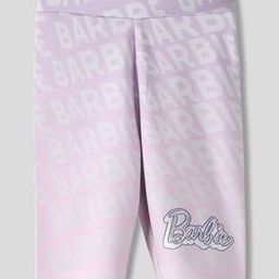 Girls Barbie Print Slim Fit Flat-Front Shorts-image-54