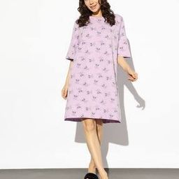 All-Over Print Stitch Sleep T-Shirt Dress-image-86