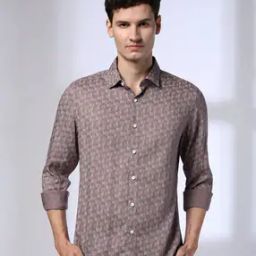Men Woven Slim Fit Shirt-image-60