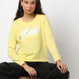 Typographic Print Crew-Neck Sweatshirt-image-14