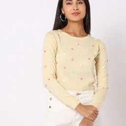 Polka-Dot Woven Pullover-picture-46