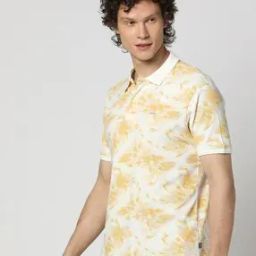 Men Printed Regular Fit Polo T-Shirt-image-98