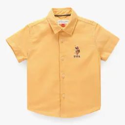 Boys Regular Fit Shirt with Logo Embroidery-picture-51