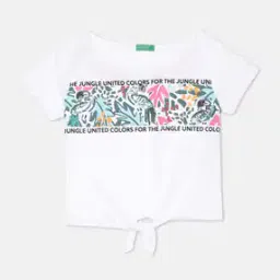 Leaf Print Round-Neck T-Shirt-picture-37