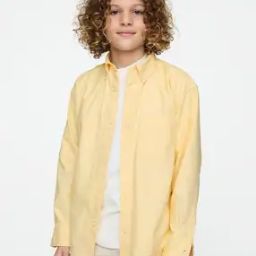 Relaxed Fit Button-down Collar Oxford Shirt-image-70