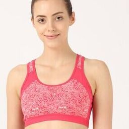 1380 Wirefree Padded Super Combed Cotton Stretch Full Coverage Racer-Back Styling Active Bra-image-42