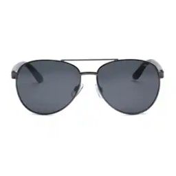 Unisex Streak Polarized Aviator Oversized Sunglasses- AQ3027-35