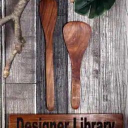 2-Piece Wooden Spatula & Rice Spoon-23