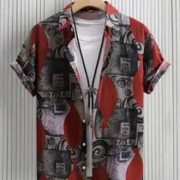 Men Geometric Print Regular Fit Shirt-image-52