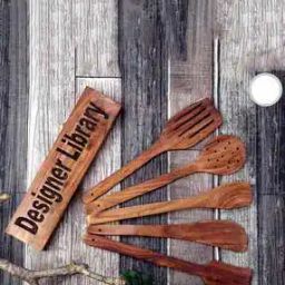Set of 5 Wooden Cooking Spoons-33