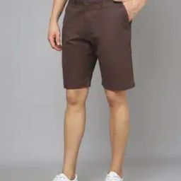 Cotton Blend Regular Fit Shorts-image-60