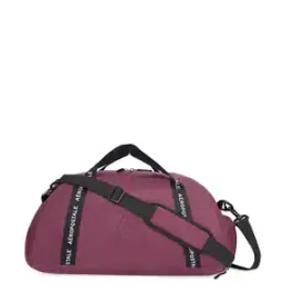Men Logo Print Duffle Bag with Detachable Strap-picture-12
