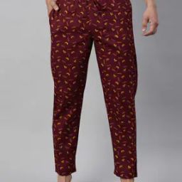 Graphic Print Full-Length Pyjama-image-99