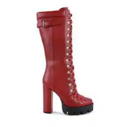 Women Ankle-Length Lace-Up Boots-picture-34