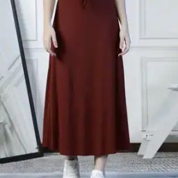 neudis Women Ribbed A-Line Skirt-picture-4