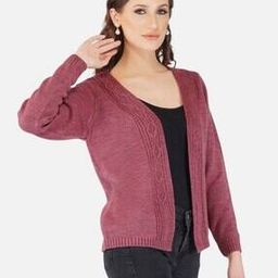 Textured Open-Front Jacket-6