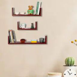3 Tiers U-Shape Floating Display Shelves-4