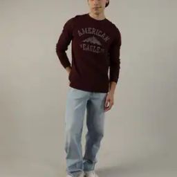 Men Logo Print Regular Fit Crew-Neck T-Shirt-image-48