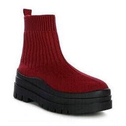london rag Women Knitted Ankle-Length Boots-picture-17