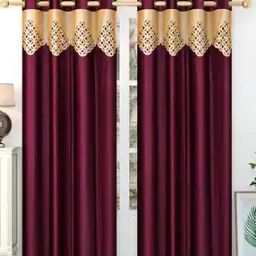 Pack of 2 Laser-Cut Window Curtains-43