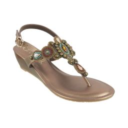 Catwalk Multi-Color Causal Women Wedges Sandals-picture-26