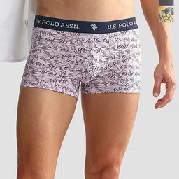 U.S. Polo Assn. Pack Of 3 Outer Elastic Printed Trunks OET08-MU3-P3-picture-36