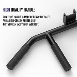UTC Landmine Attachment, T-Bar Row, Multi-Grip Barbell Handle, Landmine Handle Fits 1in & 2in Olympic Bars and Standard Barbells, Strength Training Home Gym Accessories image 5