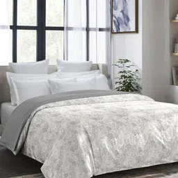 MYTRIDENT Grey Indulgence Geometric Cotton AC Room Double Bed Comforter-43