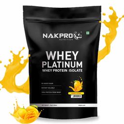 Nakpro Whey Platinum Whey Protein Isolate,  2.2 lb  Mango -10
