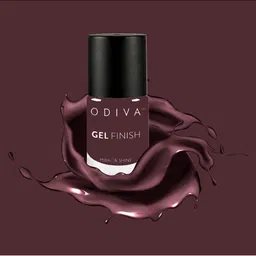 ODIVA Gel Finish Long-Wearing Nail Polish 11 ml - Rustic Charm Maroon-16