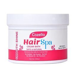 COZELLA Smooth Shine Hair Spa with Keratin & Moroccan Argan Oil - 500 ml-17