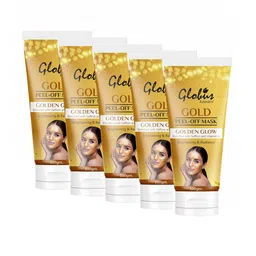 Globus Remedies Set Of 5 Yellow Golden Glow Peel Off Mask-21