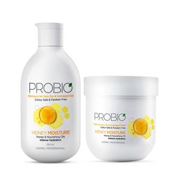 Godrej Professional Probio Honey Moisture Shampoo 250ml & Hair Mask 200g-29