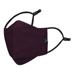 CENWELL Kids Set Of 3 Maroon Solid  6-Ply Pure Cotton 3D Reusable Masks image 4