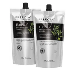FREECIA Professional Set of 2 Hair Straightening & Neutralizer Cream - 500 ml each-15